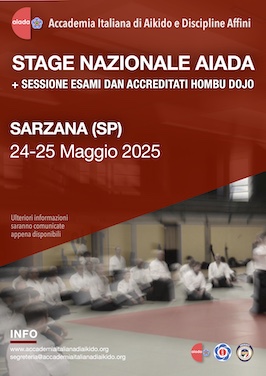 Stage Nazionale AIADA - Sarzana 24 e 25 maggio 2025