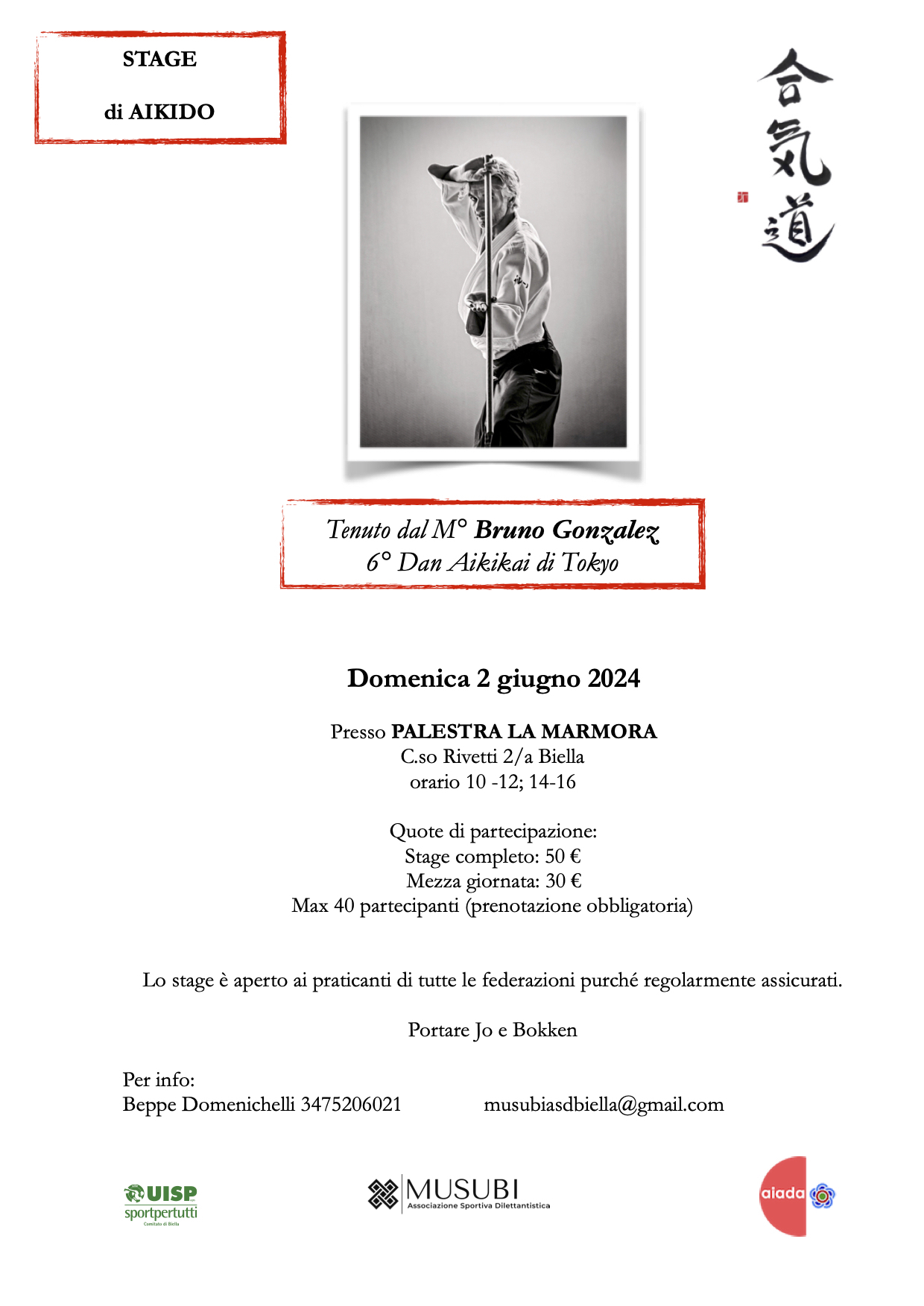 Stage Aikido - 17 marzo 2024 - Biella