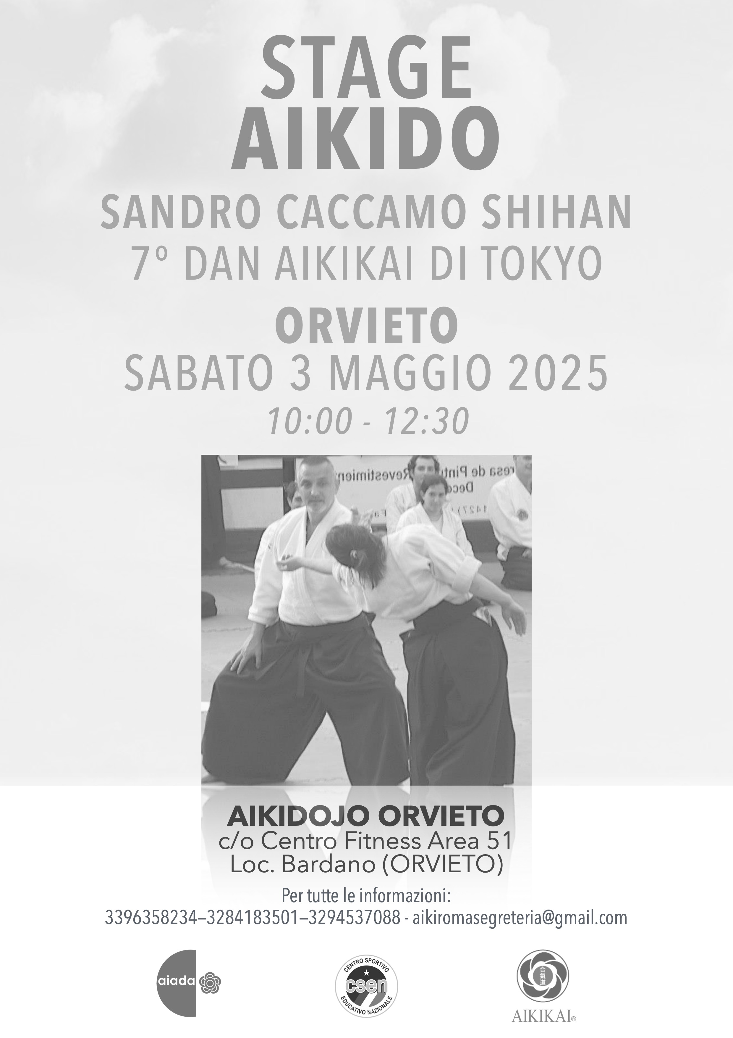 Stage Aikido Sandro Caccamo Shihan - Orvieto 3 maggio 2025