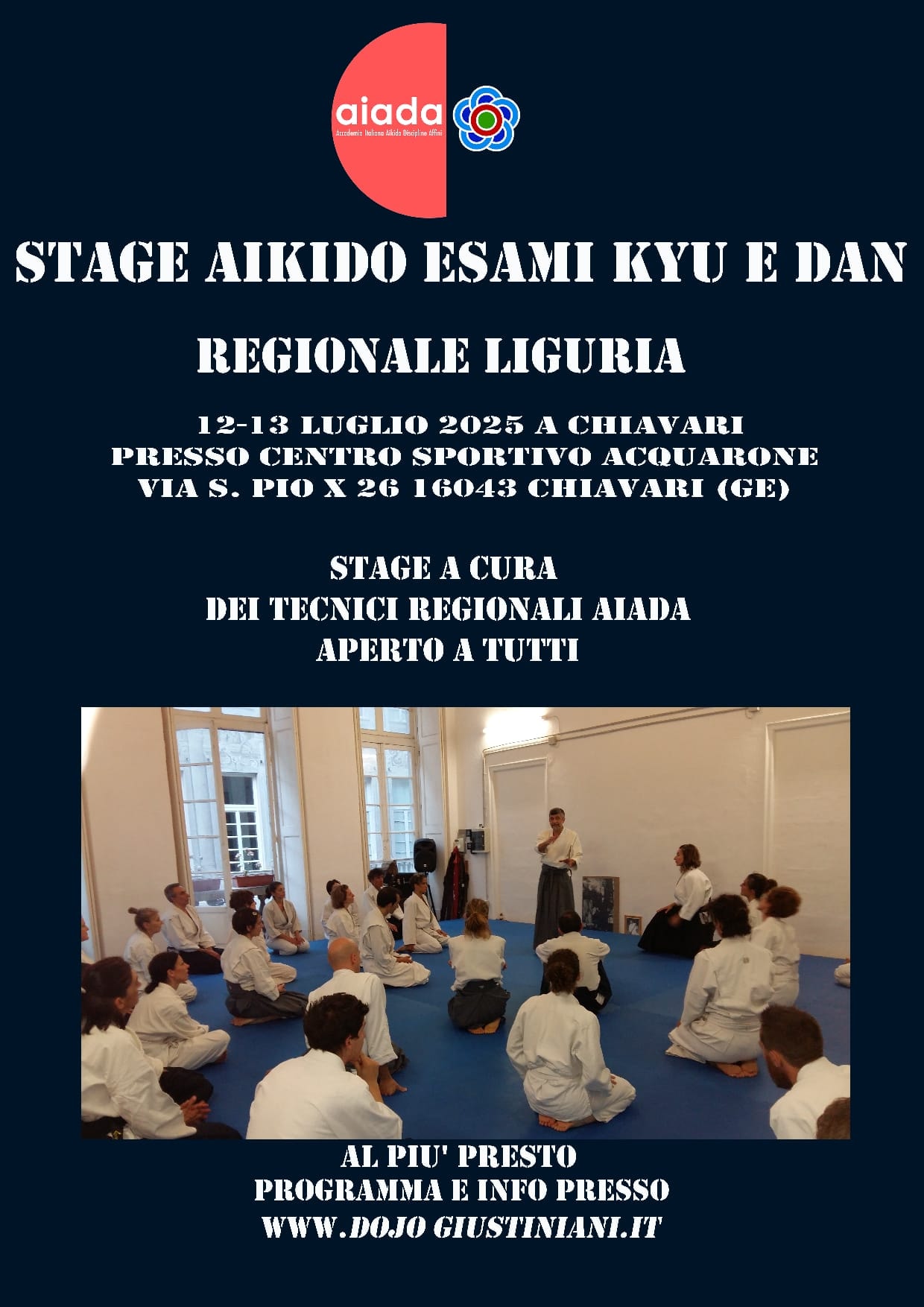 Stage regionale Liguria - 12-13 Luglio 2025  Genova